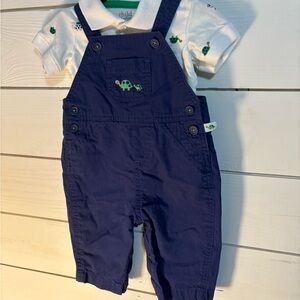 Carter's Baby Overalls in Blue and Green